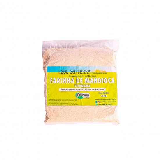 Farinha de Mandioca Torrada Orgânica 500g - Sol da Terra