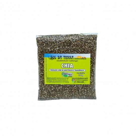Chia Orgânico 200g - Sol da Terra