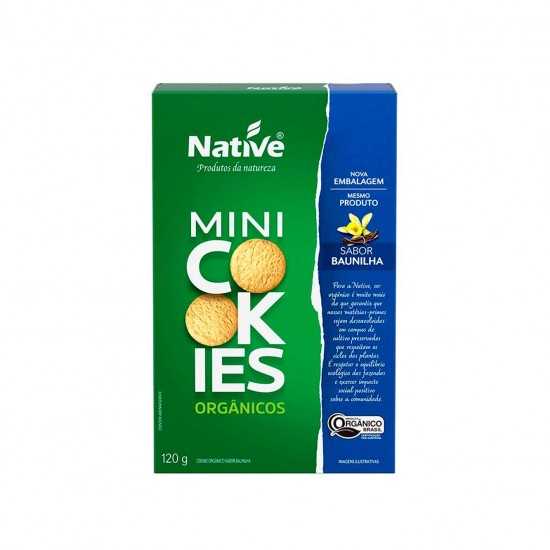 Mini Cookies Orgânicos de Baunilha 120g - Native