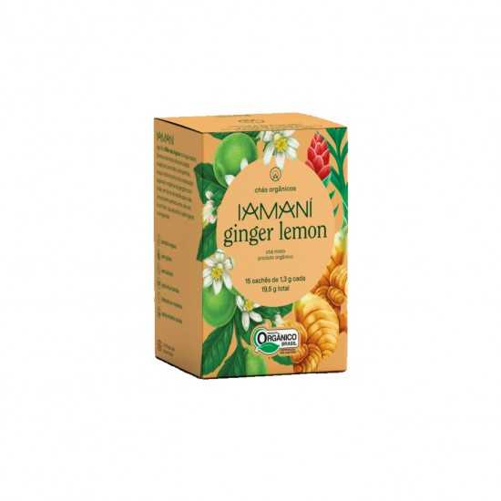 Chá Misto Ginger Lemon Orgânico 15 Sachês - Iamaní