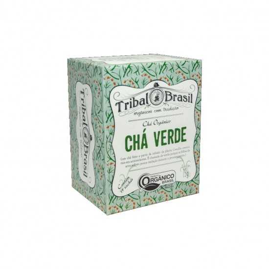 Chá Verde Orgânico 15 Sachês - Tribal Brasil