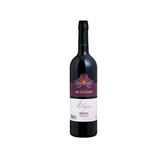 Vinho Orgânico Fino Merlot Seco 750ml - Vinícola De Cezaro