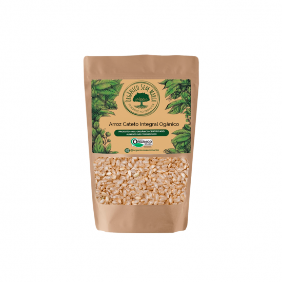 Arroz Cateto Integral Orgânico 500g - OSM