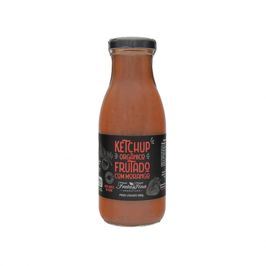 Ketchup Orgânico Frutado com Morango 280g - Fruta Fina