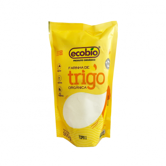 Farinha de Trigo Branca Orgânica 500g - Ecobio