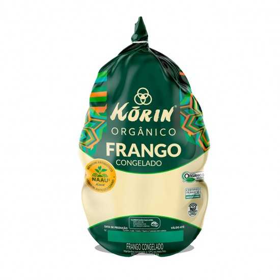 Frango Orgânico Inteiro Congelado Un - Korin