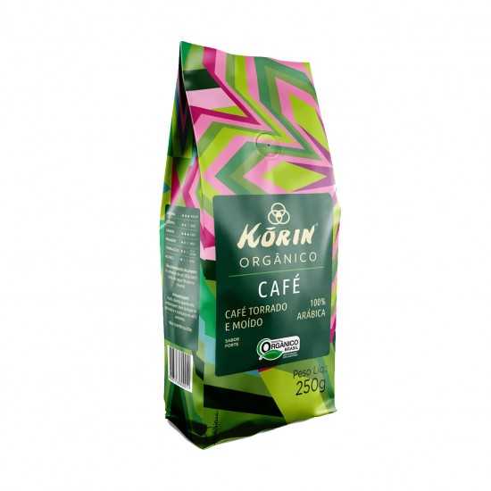 Café Moído Valvulado Orgânico 250g - Korin