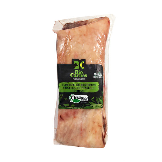 Costela Bovina em Tiras Orgânica Congelada (1,201kg - 1,4kg) - Bio Carnes