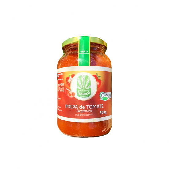 Polpa de Tomate Orgânica 550g - Alvorada Orgânicos