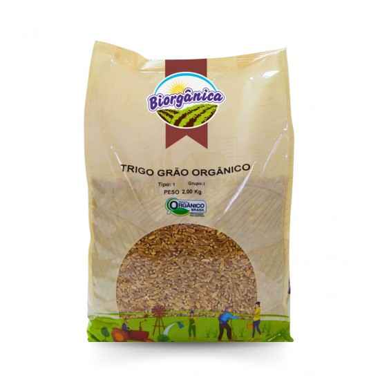 Trigo em Grãos Orgânico 2kg - Biorgânica
