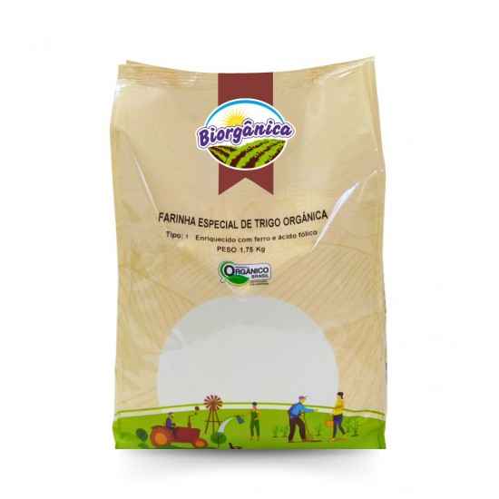 Farinha de Trigo Orgânica 1,75kg - Biorgânica