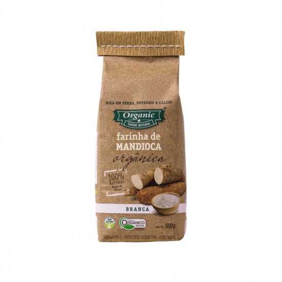 Farinha de Mandioca Branca Orgânica 500g - Organic Alimentos