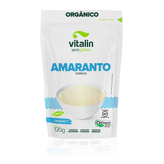 Farinha de Amaranto Orgânica 120g - Vitalin
