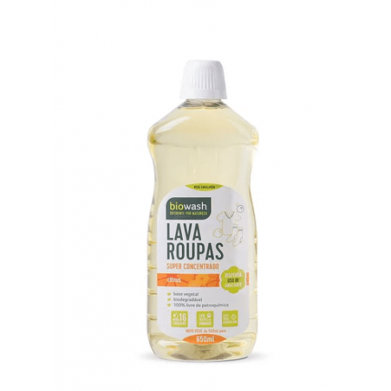 Lava Roupas Liquido 650ml - Biowash