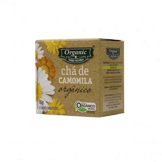 Chá de Camomila Orgânico 10g - Organic Alimentos