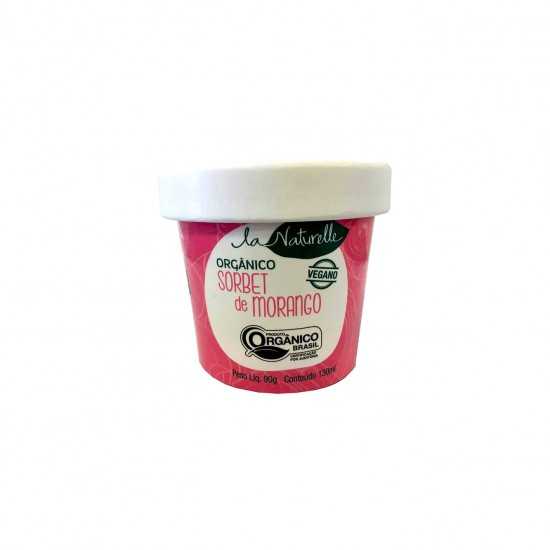 Sorbet Orgânico de Morango 130ml - La Naturelle