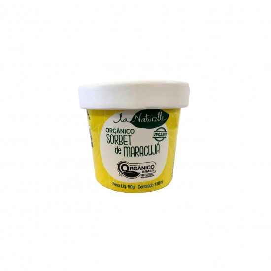 Sorbet Orgânico de Maracujá 90g - La Naturelle