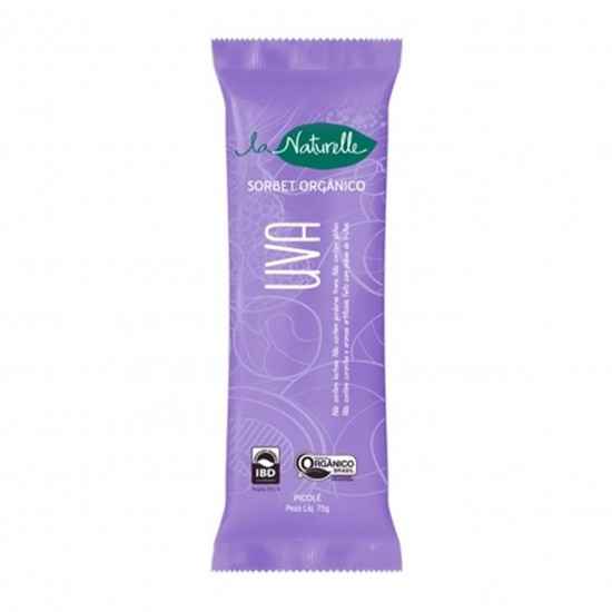 Picolé Orgânico Uva 75 g - La Naturelle