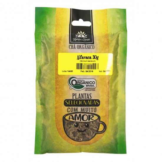 Alfavaca Orgânica 30g - Kampo de Ervas