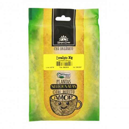 Eucalipto Orgânico 30g - Kampo de Ervas