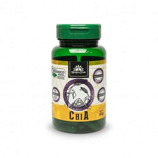 Cápsulas de Chia Orgânica 630mg (90un) - Kampo de Ervas