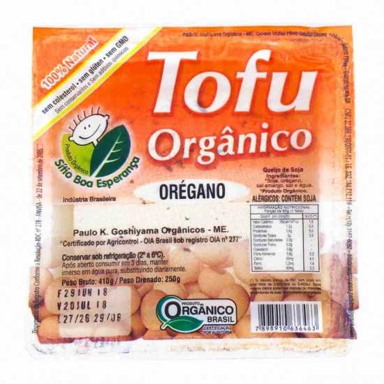 Tofu Orgânico Temperado com Orégano 250g - Sítio Boa Esperança