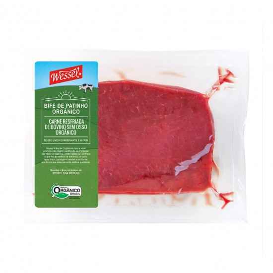 Patinho Bifes Orgânicos Congelados 430g - Wessel