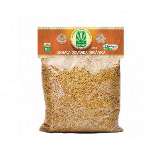 Linhaça Dourada Orgânica 200G - Alvorada Orgânico