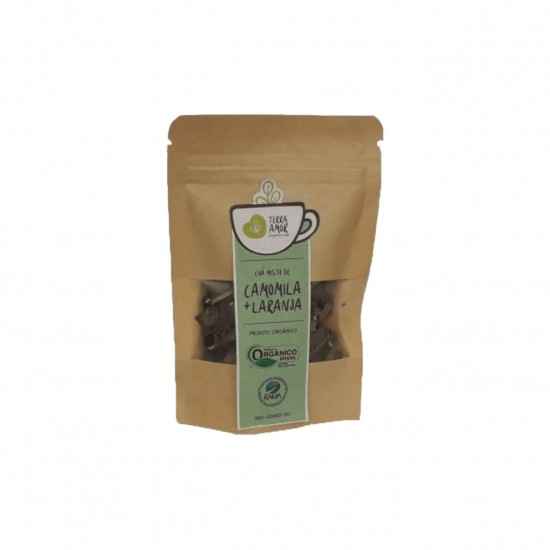 Chá de Camomila e Laranja Orgânico 15g - Terra Amor