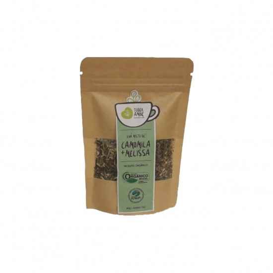 Chá de Camomila e Melissa Orgânico 15g - Terra Amor