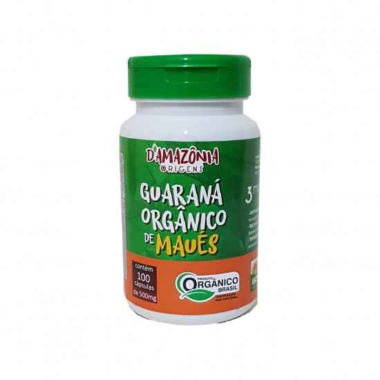 Guaraná Orgânico em Cápsulas - D'Amazônia Origens