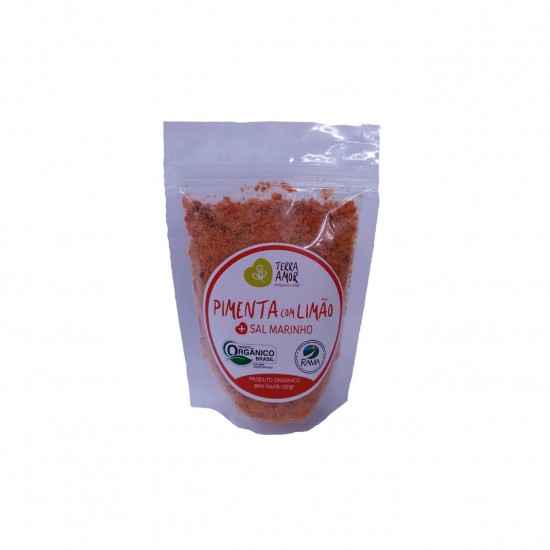 Sal de Pimenta com Limão Orgânico 150g Terra Amor