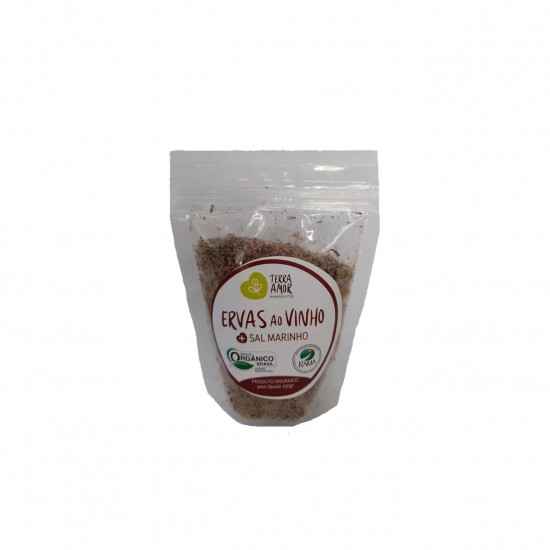 Sal de Ervas ao Vinho Orgânico 150g Terra Amor