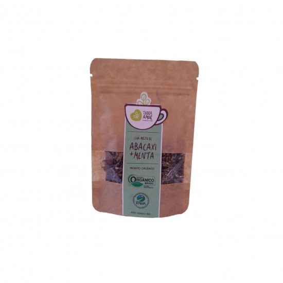 Chá de Abacaxi com Menta Orgânico 15g - Terra Amor
