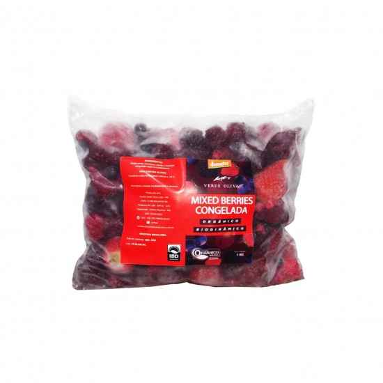 Mixed Berries Congelada Orgânica e Biodinâmica 1kg - Verde Oliva