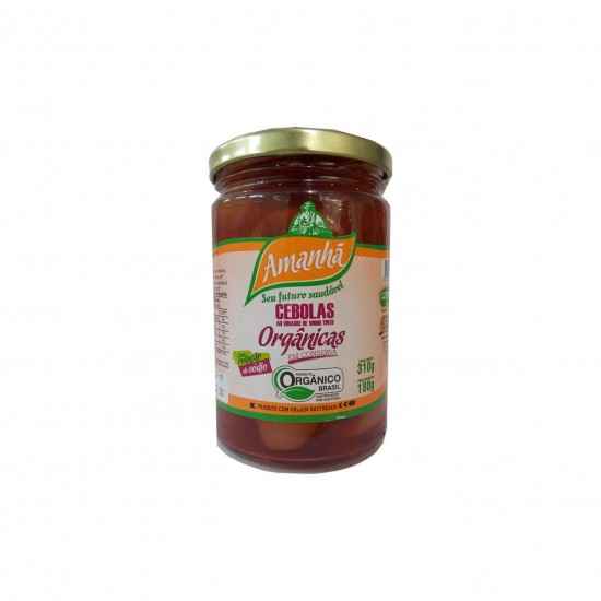 Cebola Orgânica em Conserva Orgânico 180g - Gogreen