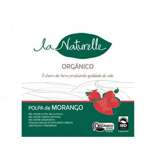 Polpa de Morango Orgânico - Un 90g - La Naturelle