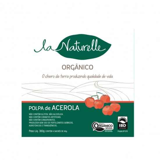 Polpa de Acerola Orgânica - Un 90g - La Naturelle
