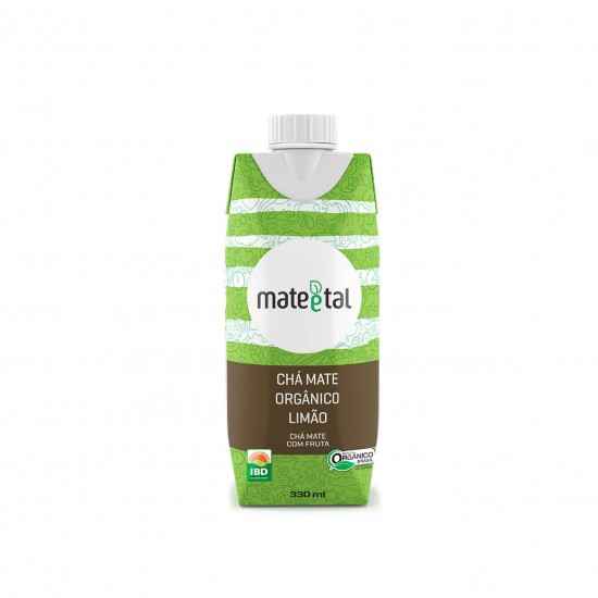 Chá Mate Orgânico com Limão 330ml - Mate e Tal