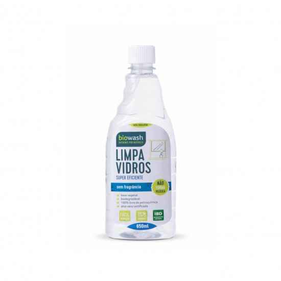 Limpa Vidros Refil Orgânico 650ml - Biowash