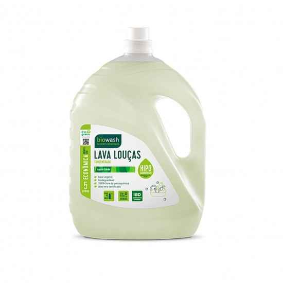 Lava Louças capim limão Orgânico 5L - Biowash