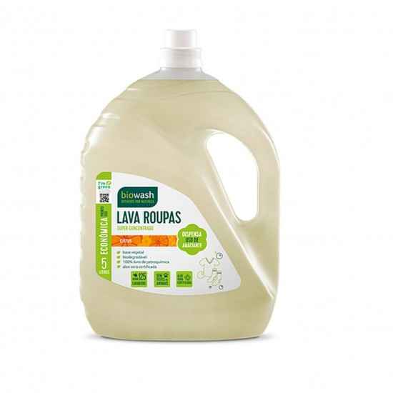 Lava Roupas Citrus Liquido Orgânico 5L - Biowash