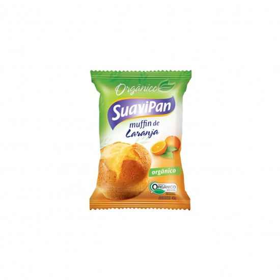 Muffin de Laranja Orgânico 40g - SuaviPan