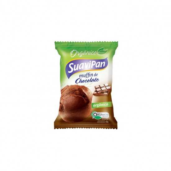 Muffin de Chocolate Orgânico 40g - SuaviPan