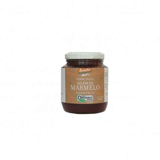 Geleia de Marmelo Orgânico e Biodinâmico 250g - Verde Oliva
