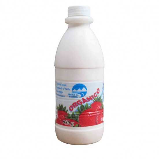 Iogurte Orgânico Light Morango 950g - Nata da Serra