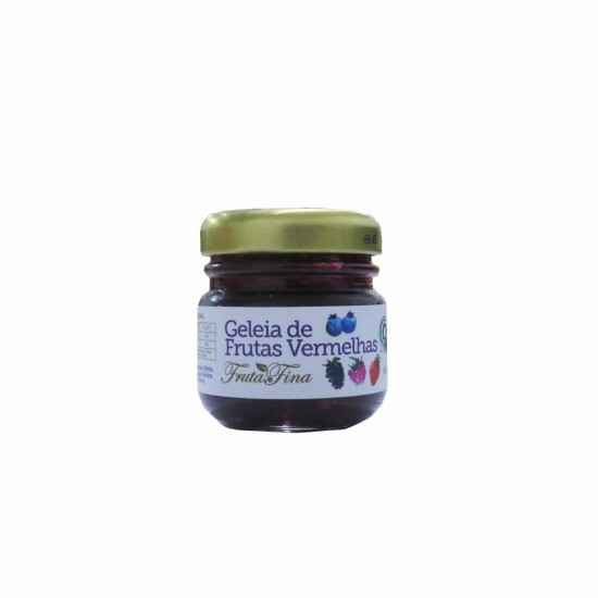 Mini Geleia de Frutas Vermelhas Orgânica 50g - Fruta Fina
