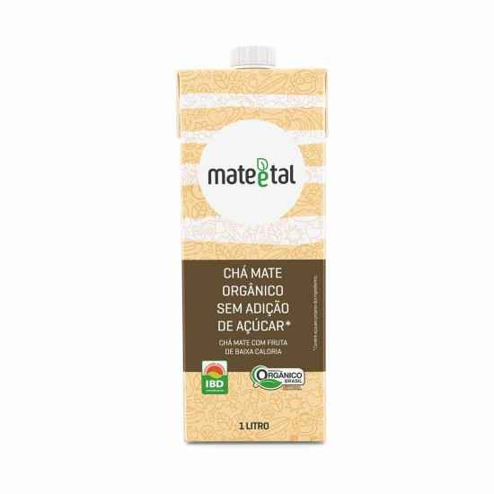 Chá Mate Orgânico Sem Açúcar 1L Tetrapak- Mate e Tal