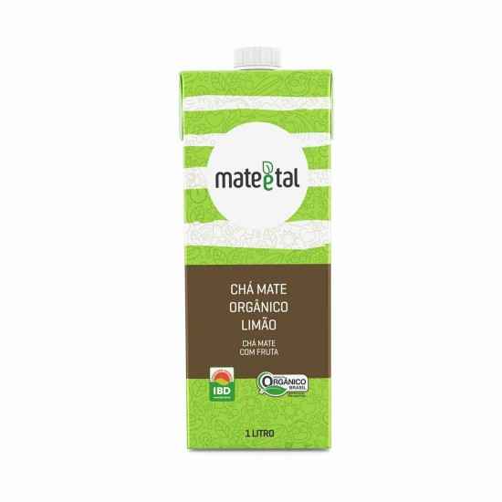 Chá Mate Orgânico com Limão 1L Tetrapak- Mate e Tal