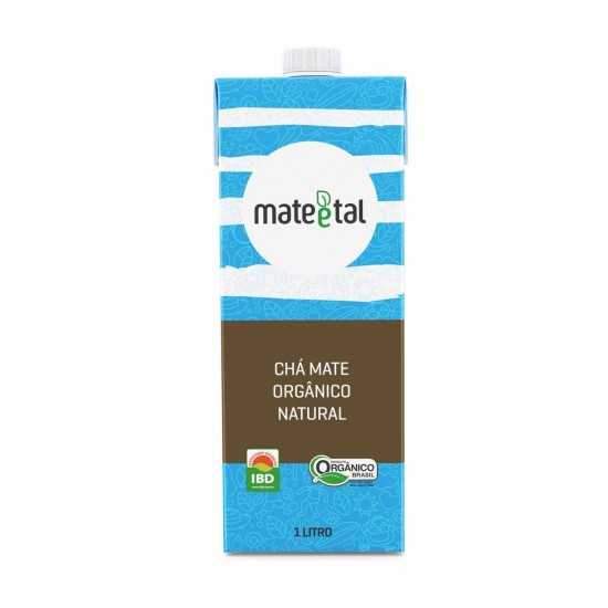 Chá Mate Orgânico Natural 1L Tetrapak - Mate e Tal